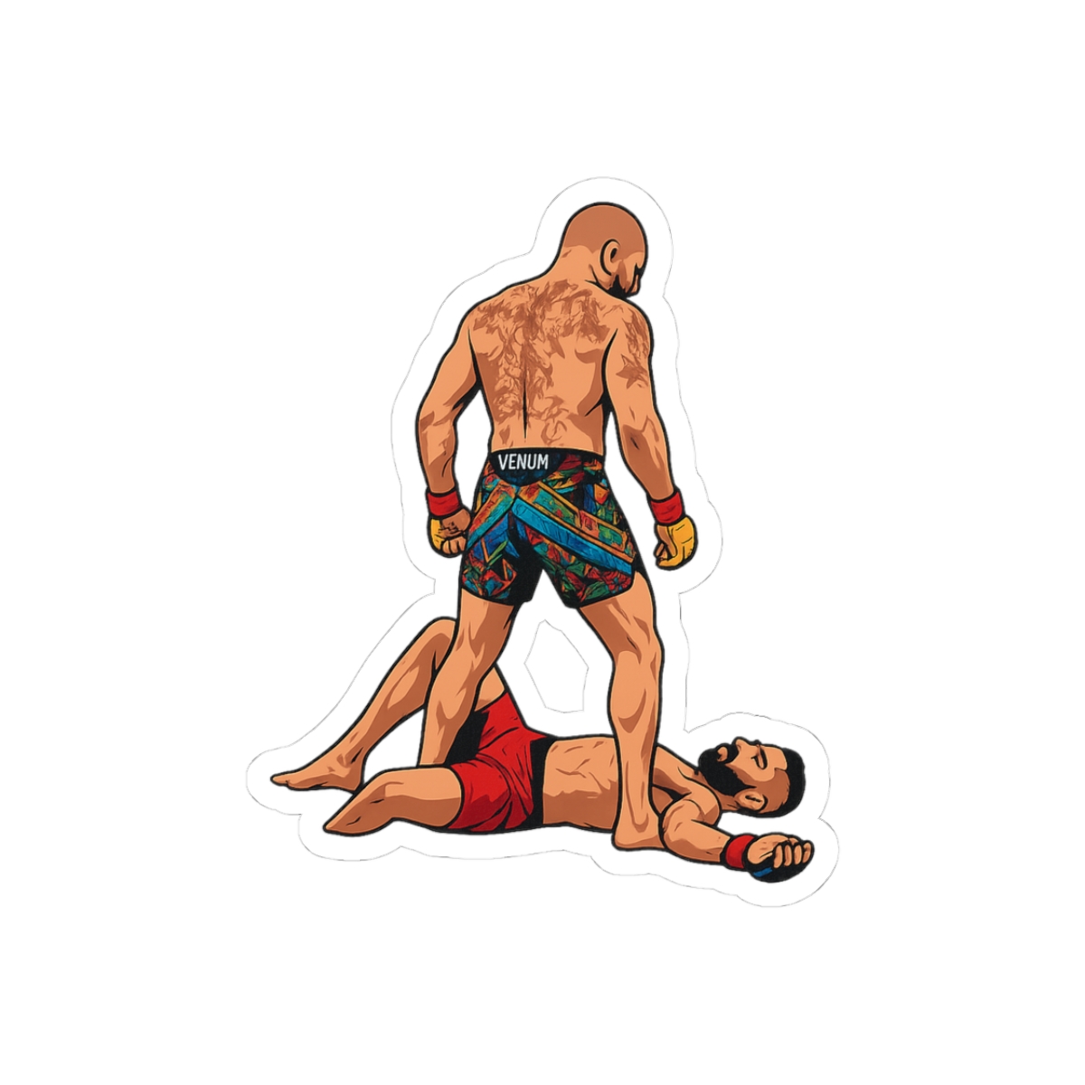 Poatan Pereira KO Jiri Prochazka UFC 303 Sticker | Bold Vinyl Decal - alternate angle 1, merchandise