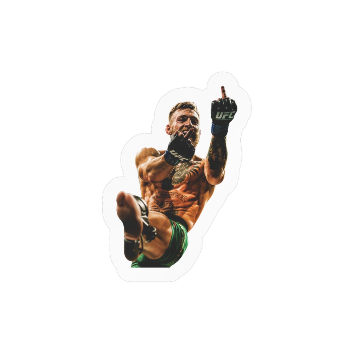 Conor McGregor Bold MMA Fighter Sticker | UFC Fan Vinyl Decal - Official Stickers merchandise